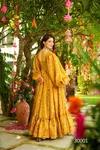 Lucaya Vol 24 By Lucaya Heavy Air Tex Chinon Printed Gown Exporters In India